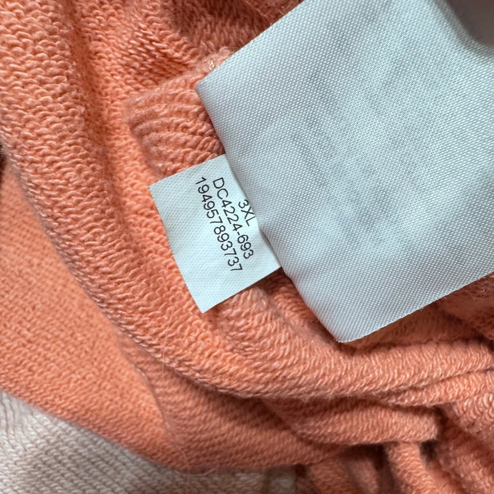Nike Jordan Jumpman Fleece Shorts Mens 3XL Peach Colorblock Sweat shorts